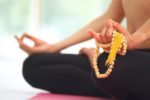 Girl Meditating with Malas sm